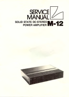Luxman M-12-Service-Manual